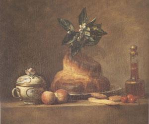 Jean Baptiste Simeon Chardin The Brioche (mk05) Sweden oil painting art